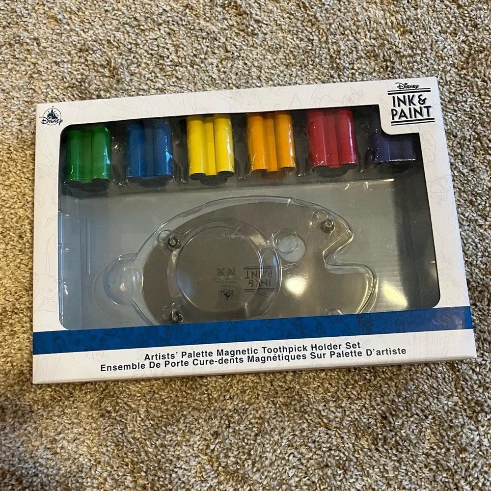 Disney’s Ink and Paint tooth pick tray and magnetic holder set